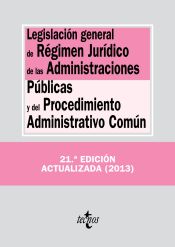 Portada de Legislación general de Régimen Jurídico de las Administraciones Públicas y del Procedimiento Administrativo Común