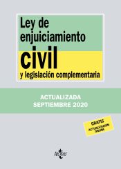 Portada de Ley de Enjuiciamiento Civil y legislación complementaria