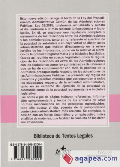 Ley del Procedimiento Administrativo Común de las Administraciones Públicas Ley del Procedimiento Administrativo Común de las Administraciones Públicas