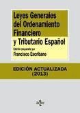 Portada de Leyes Generales del Ordenamiento Financiero y Tributario Espa&ntilde;ol (Ebook)