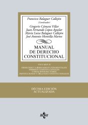 Portada de Manual de Derecho Constitucional
