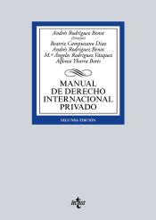 Portada de Manual de Derecho Internacional privado