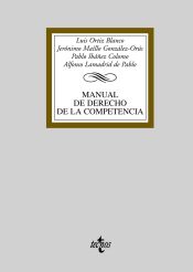 Portada de Manual de Derecho de la Competencia