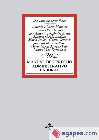 Manual de derecho administrativo laboral
