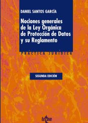 Portada de Nociones generales de la Ley Orgánica de Protección de Datos y su Reglamento