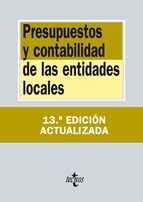 Portada de Presupuestos y contabilidad de las entidades locales (Ebook)