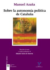 Portada de Sobre la autonomía política de Cataluña