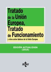 Portada de Tratado de la Unión Europea,Tratado de funcionamiento y otros actos básicos de l