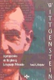 Portada de Wittgenstein A propósito de Reglas y Lenguaje Privado