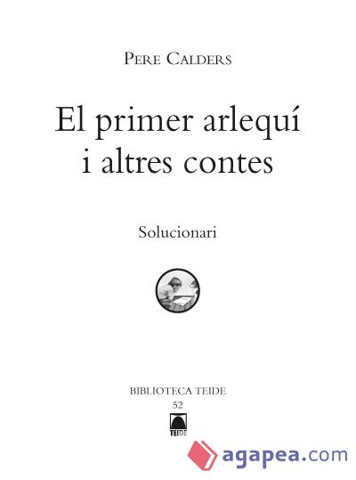 24Solucionari. Antologia. Contes Pere Caders. Biblioteca Teide