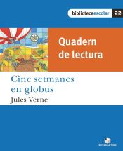 Portada de Biblioteca Escolar 22. Cinc setmanes en globus (Quadern)