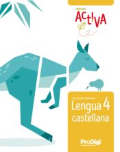 Portada de Cuaderno. Lengua castellana 4 EP - Activa. ProDigi