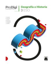 Portada de Cuaderno ProDigi. Geografía e Historia 3 ESO