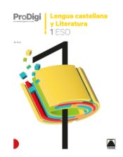 Portada de Cuaderno ProDigi. Lengua castellana y Literatura 1 ESO