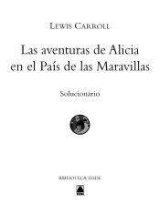 Portada de Guía didáctica. Biblioteca Teide. Alícia en el país de las maravillas