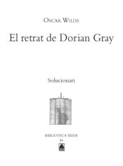 Portada de Guia didàctica. El retrat de Dorian Gray. Biblioteca Teide