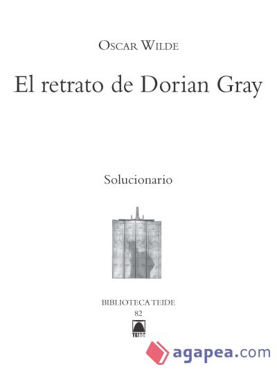 Guía didáctica. El retrato de Dorian Gray. Biblioteca Teide