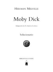 Portada de Guía didáctica. Moby Dick. Biblioteca Teide