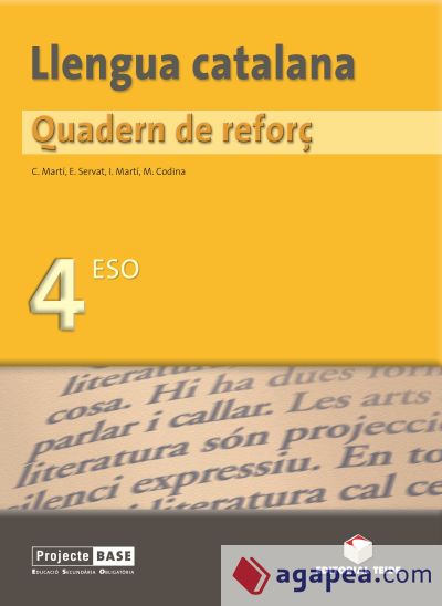 LLENGUA CATALANA. QUAD. REFORÇ 4t BASE