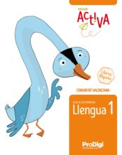 Portada de Llengua 1 EP Lletra lligada - Activa. ProDigi (Comunitat Valenciana)