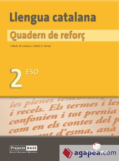 Llengua catalana, 2 ESO. Quadern de reforç