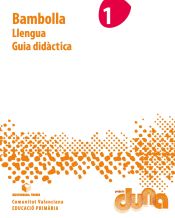 Portada de Llibre del professorat. Bambolla 1 EPO. Llengua - Projecte Duna - Comunitat valenciana