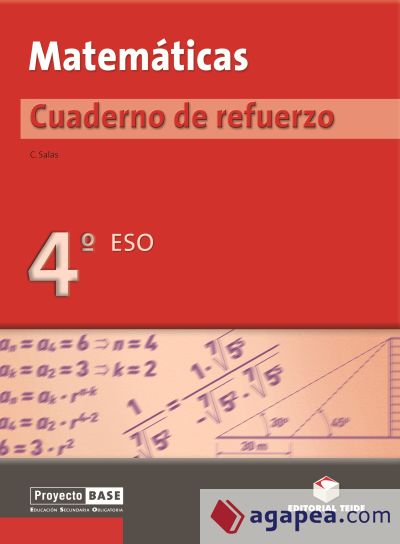 MATEMATICAS. CUAD. DE REFUERZO 4º ESO