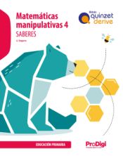 Portada de Saberes. Matemáticas manipulativas 4 EP - Quinzet-Derive. ProDigi