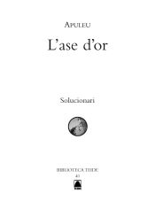 Portada de Solucionari. L'ase d'or. Biblioteca Teide