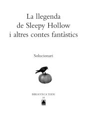 Portada de Solucionari. Sleepy Hollow i altres contes fantàstics. Biblioteca Teide
