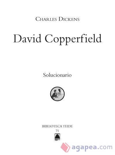 Solucionario. David Copperfield. Biblioteca Teide