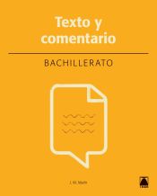 Portada de Texto y comentario 1. Lengua y literatura. Bachillerato (nueva ed.)