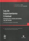 Ley De Enjuiciamiento Criminal. Estatuto De La Víctima Del Delito Ley Del Jurado 33ª Edición 2024
