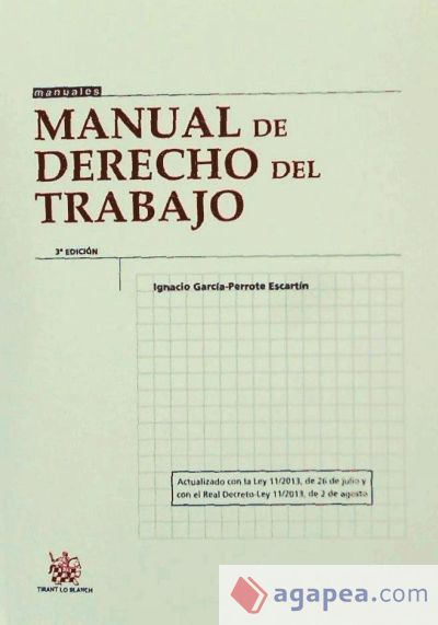 Manual de derecho del trabajo