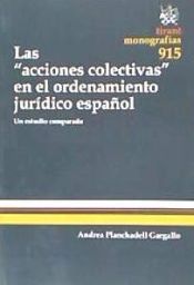 Portada de Acciones colectivas en el ordenamiento juridico Español