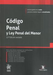 Portada de Código Penal y Ley Penal del Menor 32ª Edición anotada 2023