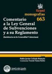 Portada de Comentario a la Ley General de Subvenciones y a su Reglamento