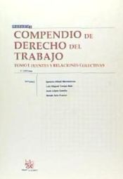 Portada de Compendio de derecho del trabajo Tomo I Fuentes y relaciones colectivas