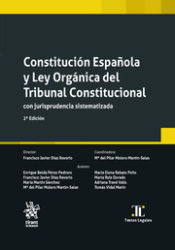 Portada de Constitución Española y Ley Orgánica del Tribunal Constitucional