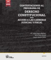 Portada de Contestaciones al programa de derecho constitucional para acceso a las carreras judicial y fiscal