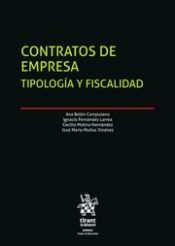 Portada de Contratos de Empresa. Tipología y fiscalidad