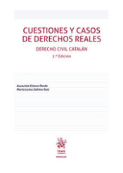 Portada de Cuestiones y casos de Derechos Reales. Derecho Civil Catalán 2ª Edición