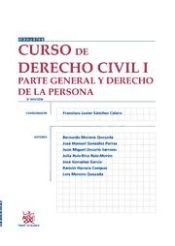 Portada de Curso de Derecho Civil I Parte General y derecho de la persona 5º Ed. 2013