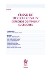 Portada de Curso de Derecho Civil IV Derechos de Familia y Sucesiones 9ª Edición 2019