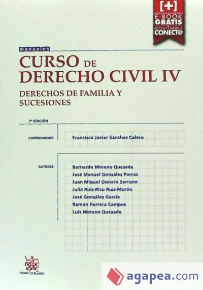 Curso de Derecho Civil IV. Derechos de Familia y Sucesiones
