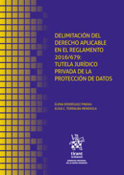 Portada de Delimitación del Derecho Aplicable en el Reglamento 2016/679: Tutela jurídico privada de la protección de datos