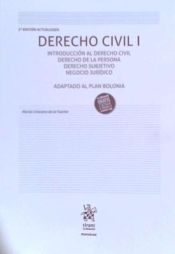 Portada de Derecho Civil I 2ª Edición 2018
