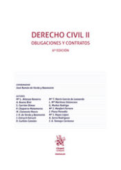 Portada de Derecho Civil II. Obligaciones y contratos 6ª Edición