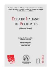 Portada de Derecho Italiano de Sociedades (Manual breve)