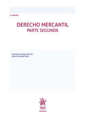 Portada de Derecho Mercantil. Parte segunda 6ª Edición
